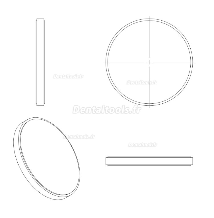 1 Pièces Bloc de zircone pré-ombré ST-C blocs de zirconium pour prothèse dentaire